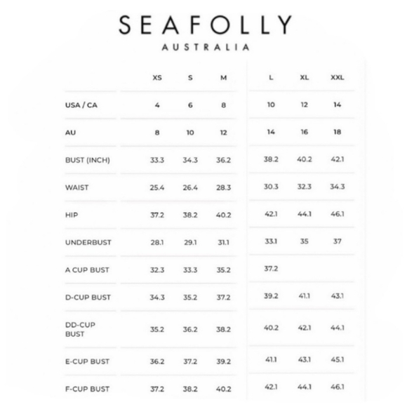 Seafolly Gathered Front Retro Full Coverage Bikini Bottoms, Size US 8 & 6, NWOT - Picture 14 of 14